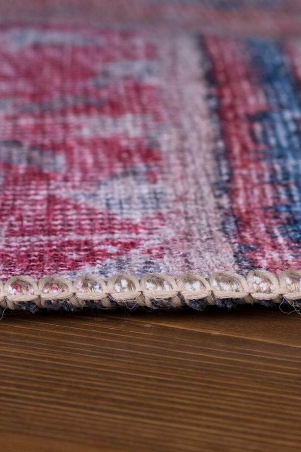 Patchwork Desenli Salon Halısı, Dokuma Taban Dekoratif Şönil Rustik Halı Jazz Al 82 - 7