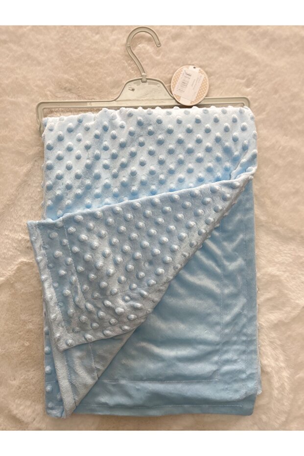 754 Blue Chickpea Blanket