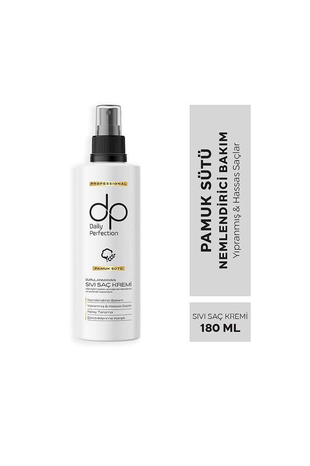 Şampuan Moringa Yağı 425 ml X 2 Adet & Sıvı Saç Bakım Kremi Pamuk Sütü 180 ml Set - 3