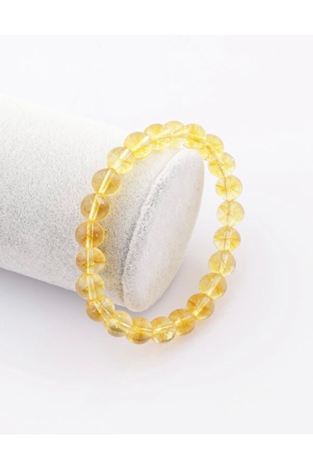 Citrine Natural Stone Bracelet (Bulk-blessings-money)