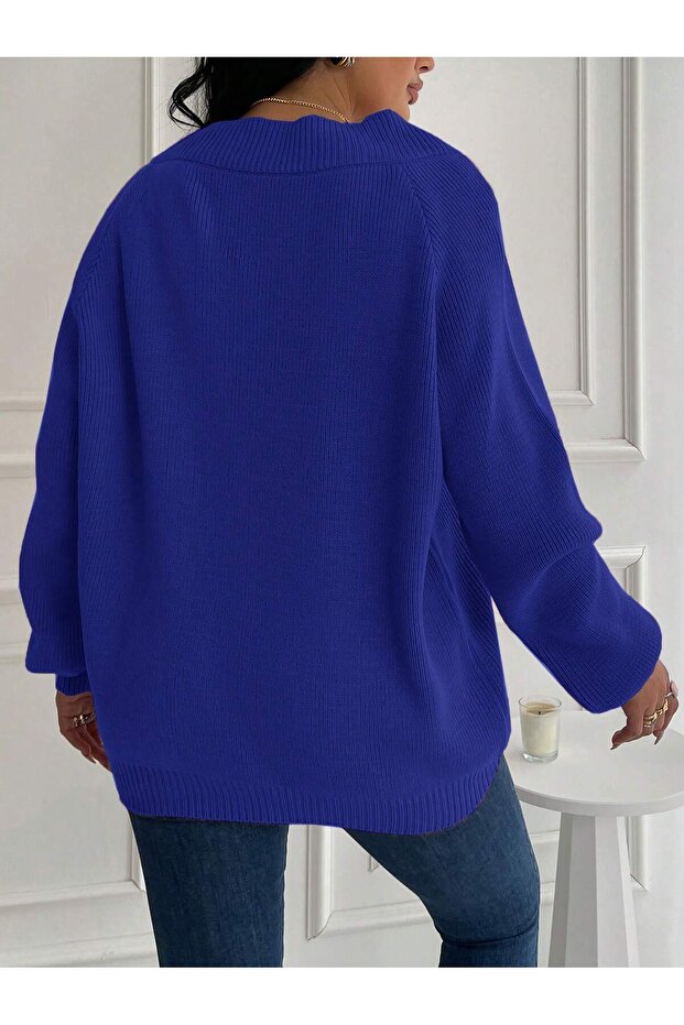 BÜYÜK BEDEN TRİKO KAZAK - 2