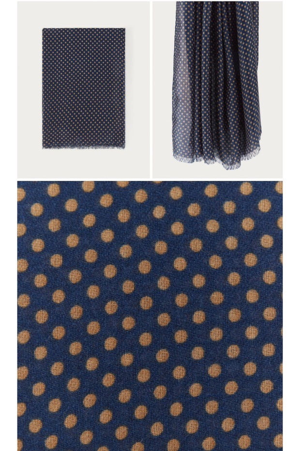 Yün İpek Baskılı Atkı - 3