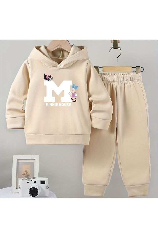 Printed Children's Tracksuit Set Unisex Oversize Pattern