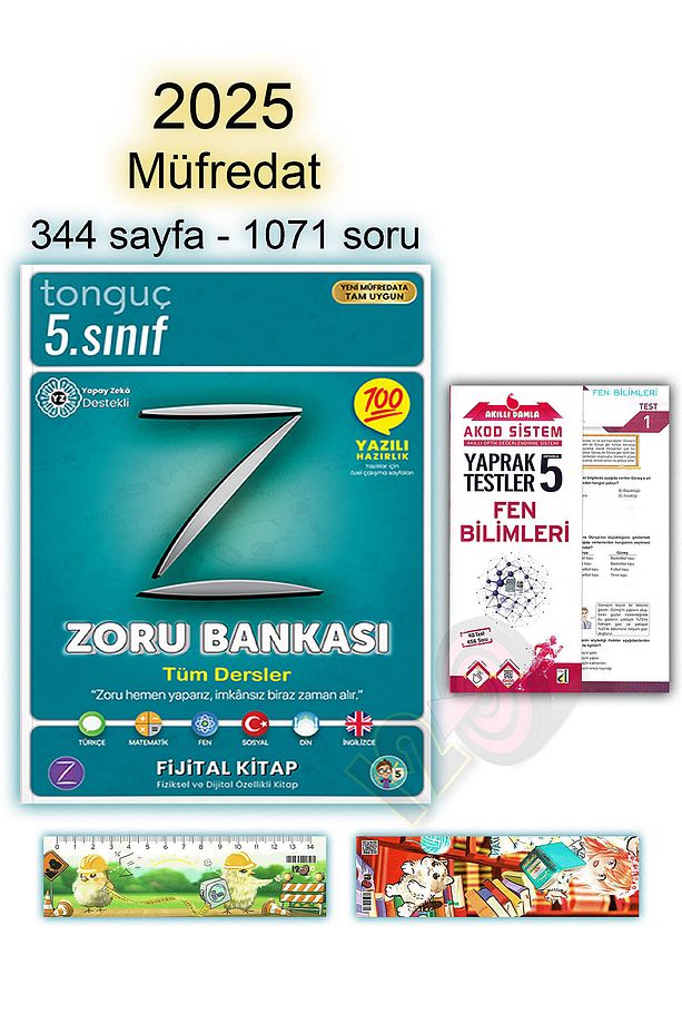 5. Sınıf Tüm Dersler Zoru Soru Bankası Yaprak Test - 1