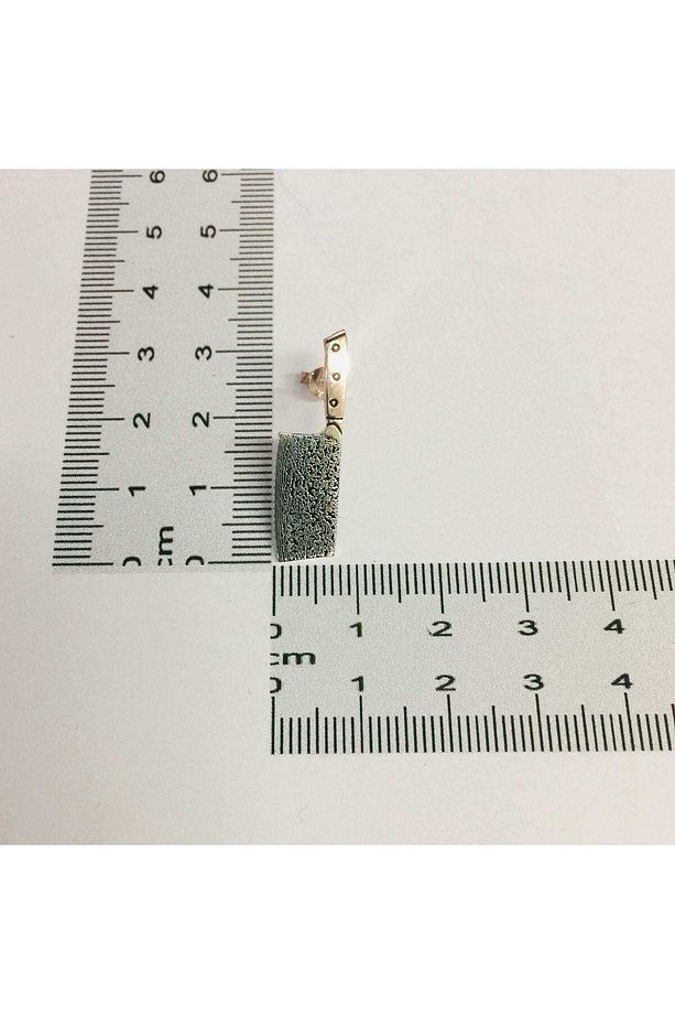 Gümüş Işlemeli Satır Tek Küpe (BG-KP-046) - 5