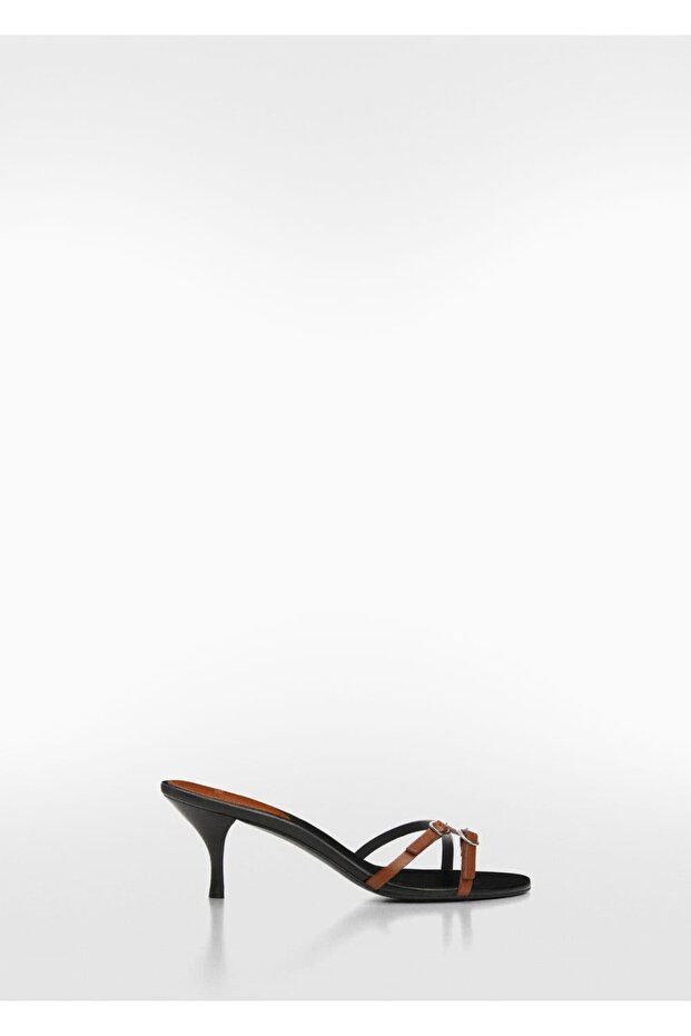 Deri bantlı sandalet - 3