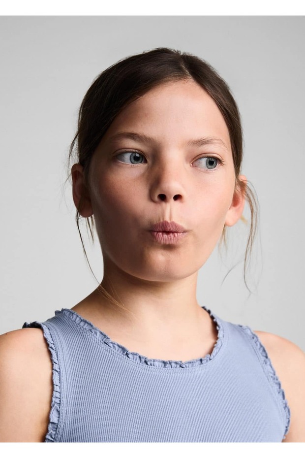 Askılı fitilli tişört - 6