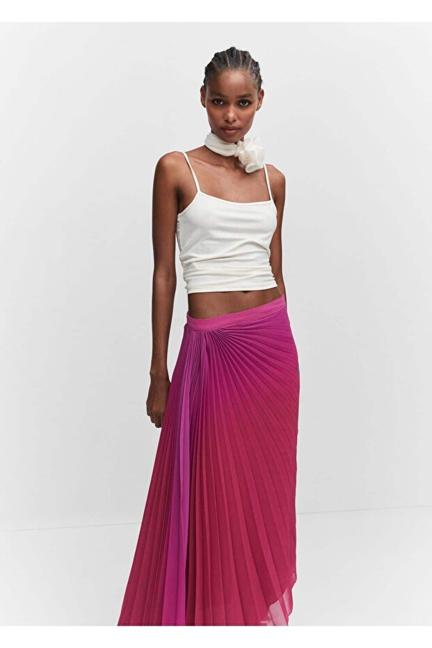 Pilili asimetrik etek - 6