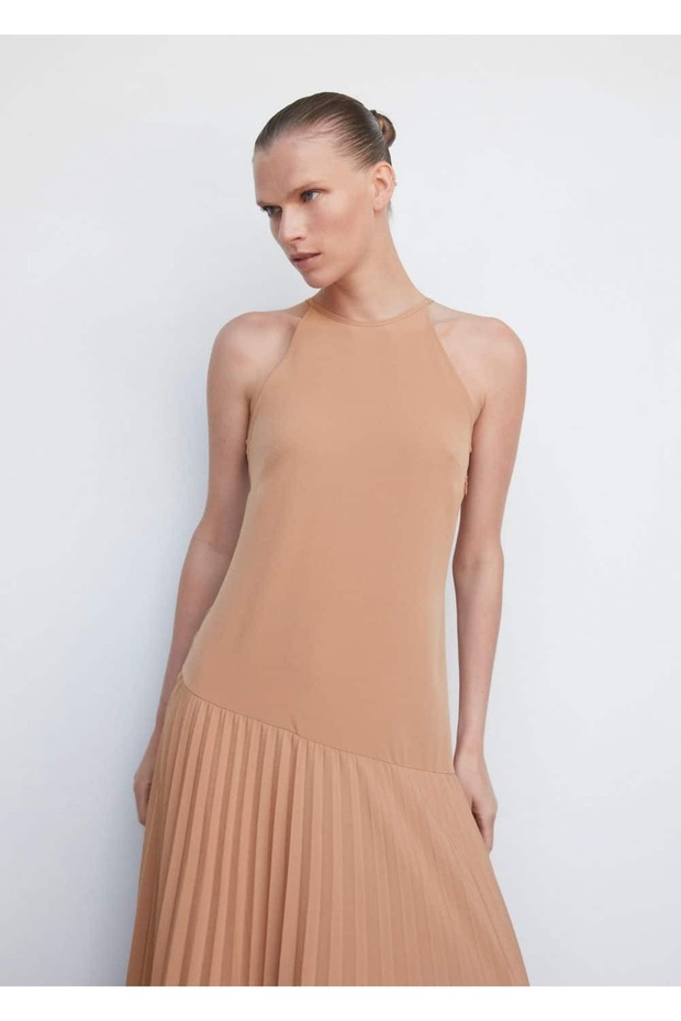 Pili Parçalı Elbise - 1