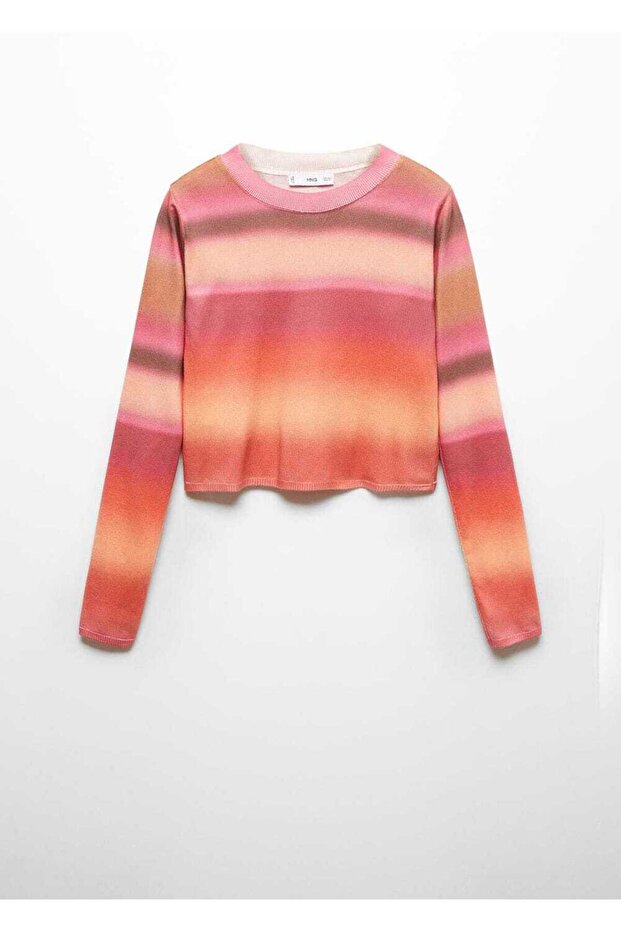 Degrade Baskılı Kazak - 3