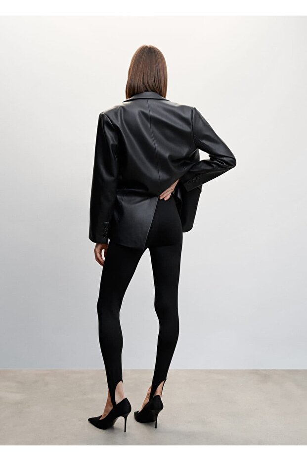 Basic Siyah Tayt - 4