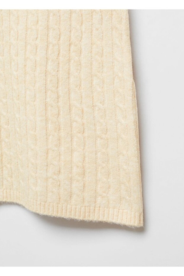 Kablo Örgülü Mini Etek - 5