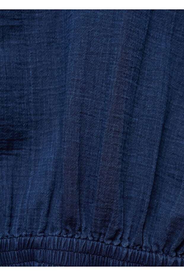 Baumwollbluse mit Puffärmeln - 6