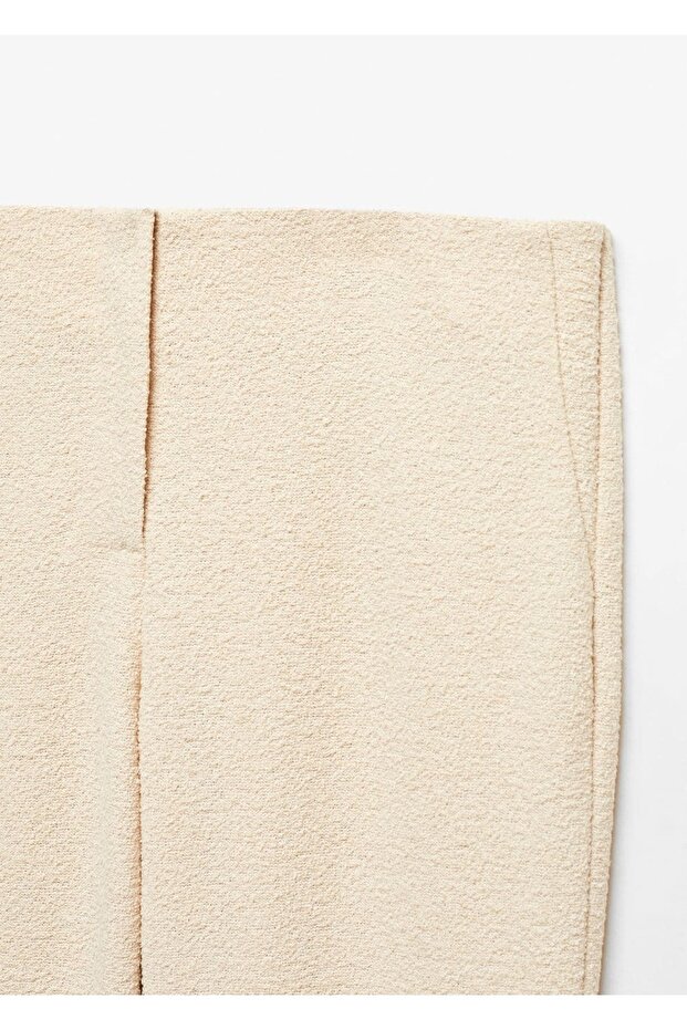 Flared triko pantolon - 5