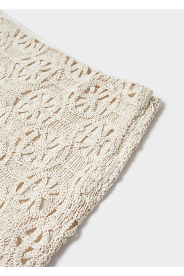 Kroşe mini etek - 5