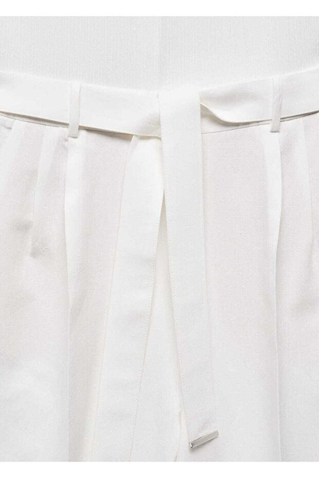 Kontrast Renk Keten Tulum - 8