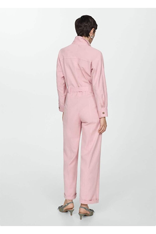 Düğmeli uzun tulum - 4