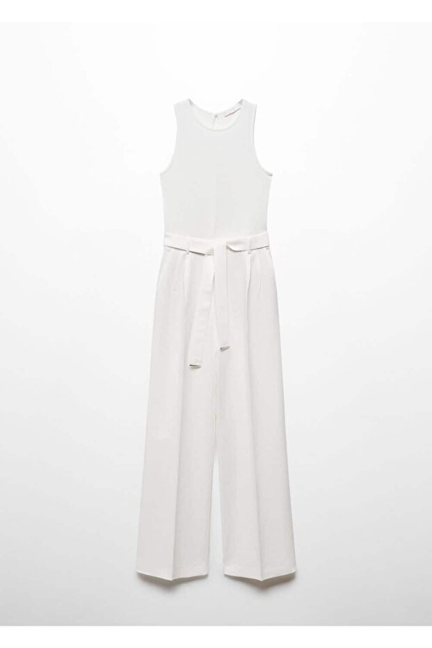 Kontrast Renk Keten Tulum - 3