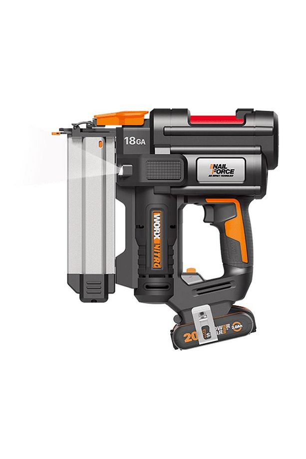 Wx842 20volt/2.0ah Li-ion 15-50mm Profesyonel Şarjlı Çivi Çakma Makinesi 2700 Adet Yedek Çivi - 2