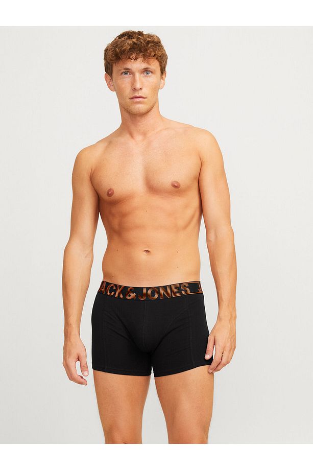 Karışık 3'lü Set Boxer Şort İç Çamaşır Paketi-Kamuflaj Siyah - 8