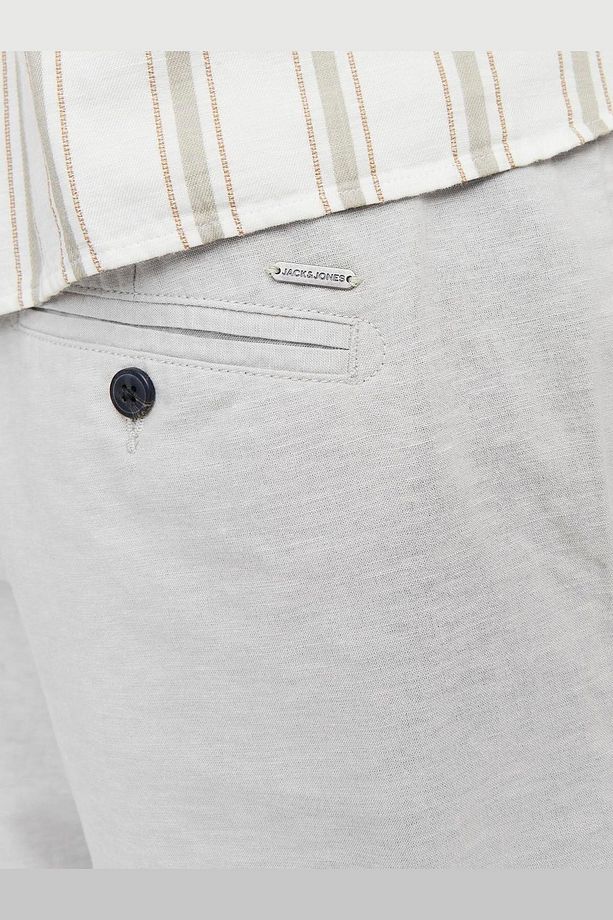 Chino Şort, XL, Krem - 5