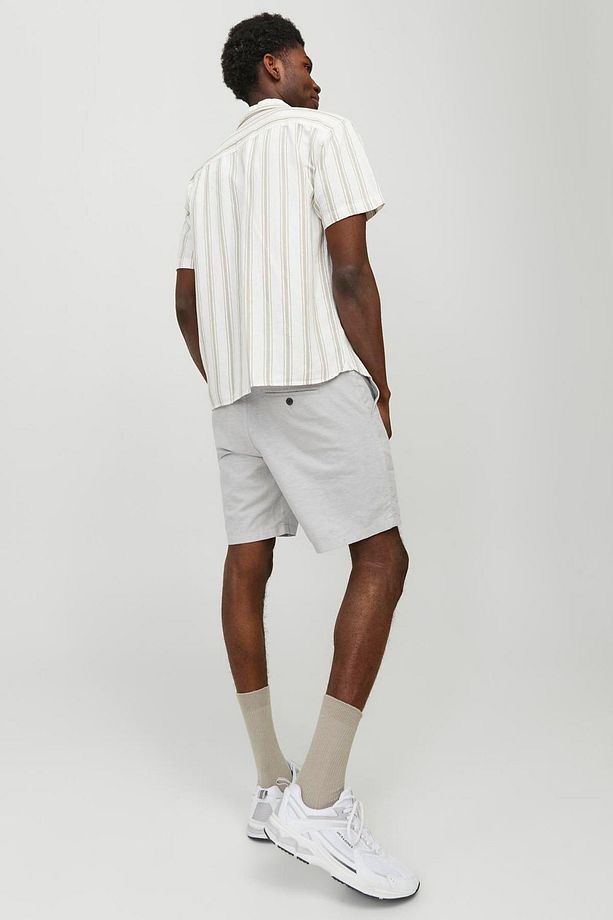 Chino Şort, XL, Krem - 4
