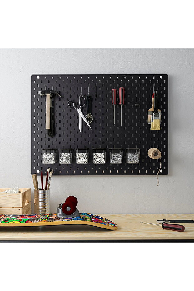 Skadis Black 76X56 cm Multi-Purpose Board Pegboard