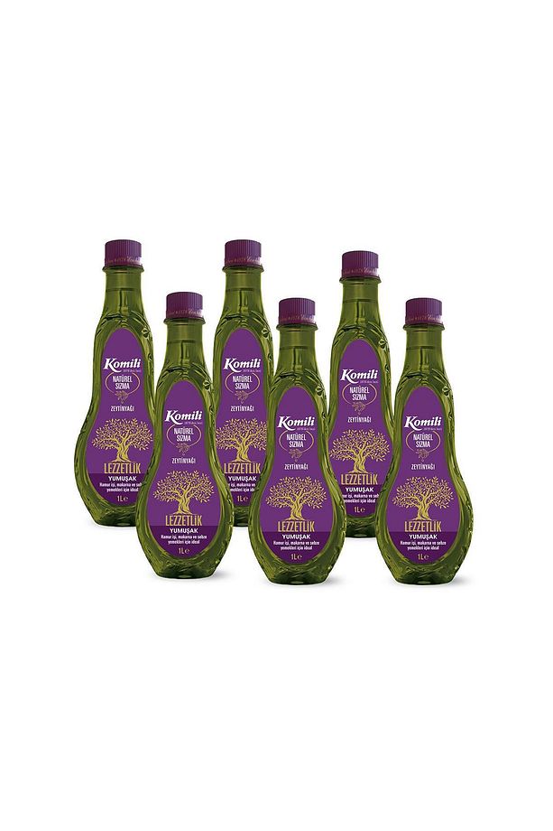 Lezzetlik Yumuşak Sızma Zeytinyağı 1 Lt * 6 Adet - 2