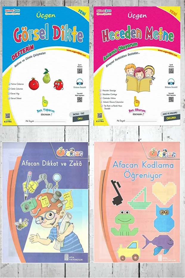 1.Sınıf Görsel Dikte+Heceden Metne+Dikkat ve Zeka+Kodlama - 1