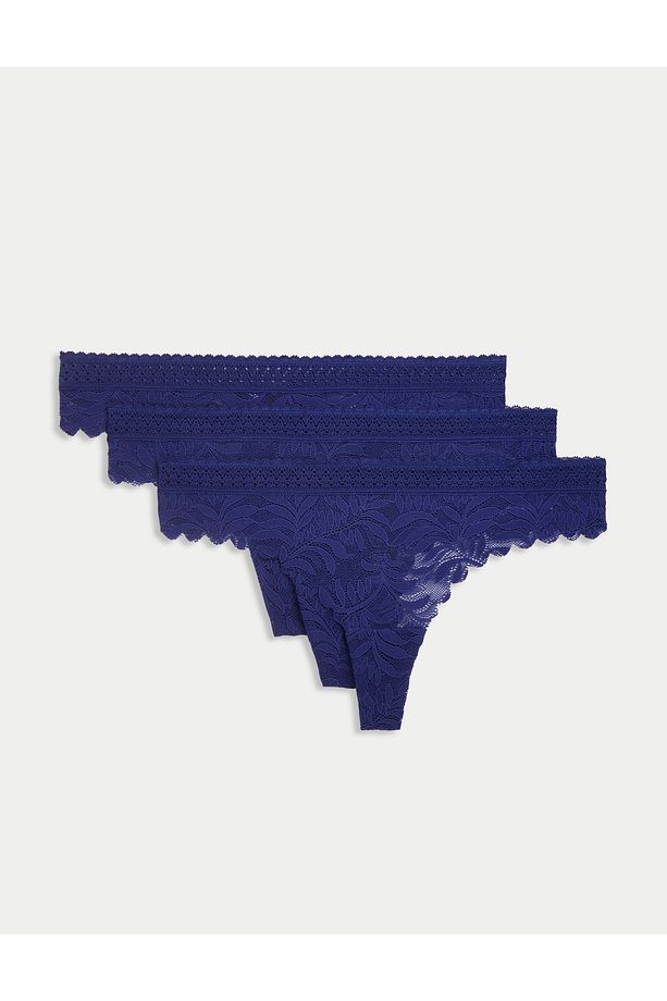 3'lü Flexifit™ Dantelli String Külot Seti - 6