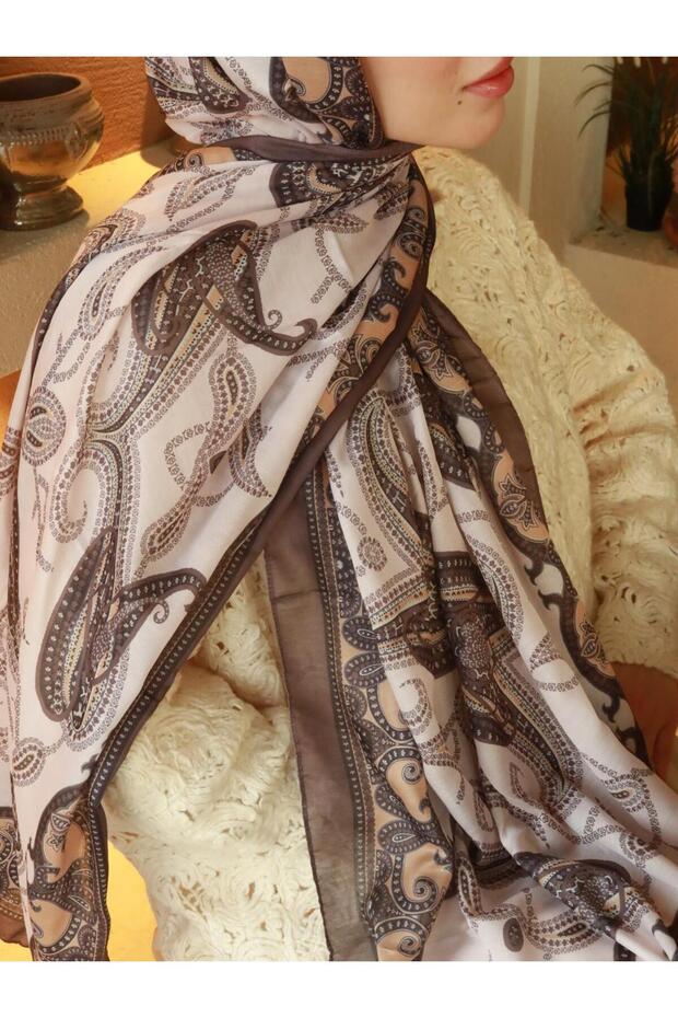 Desen Pamuk Şal - 3