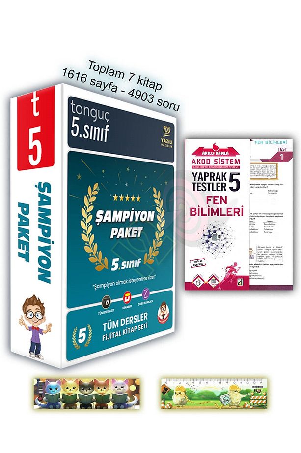 5. Sınıf Şampiyon Paketi (7 KİTAP) Yaprak Test - 1