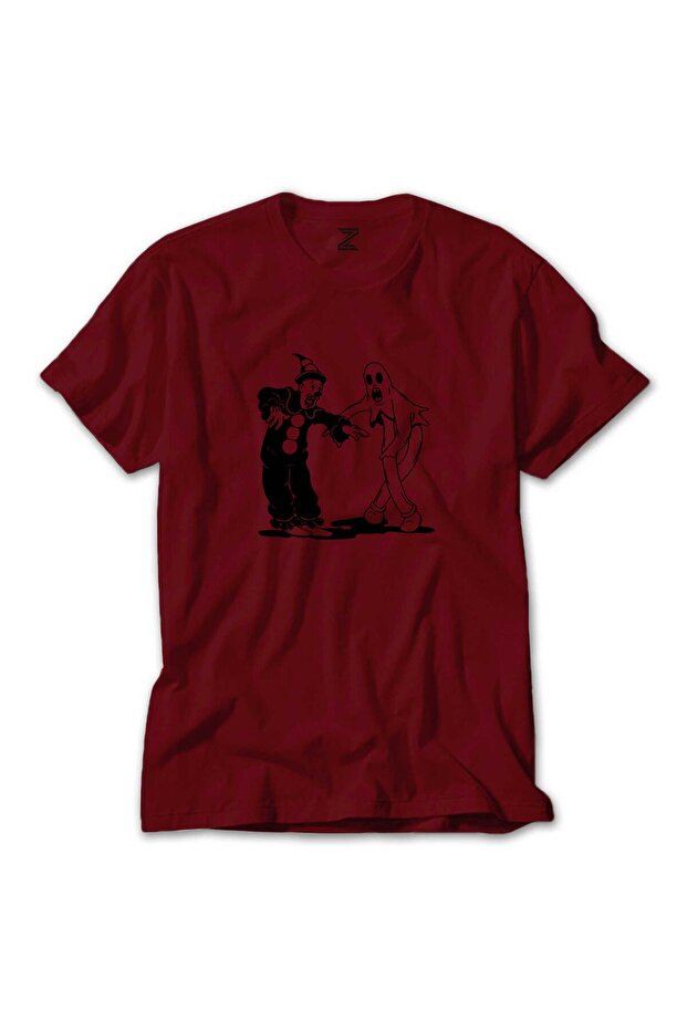 Червена тениска Ghostemane Duet - 1