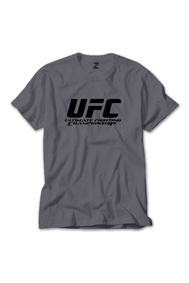 Ufc Logo Ultimate Championship Gray T-Shirt