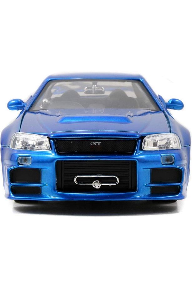 Fast and Furious Brian's Nissan Skyline GT-R (BNR34) 1/24 Model Araba - 3