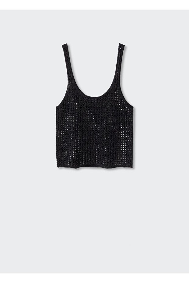 Ajur örgü lureks bluz - 3