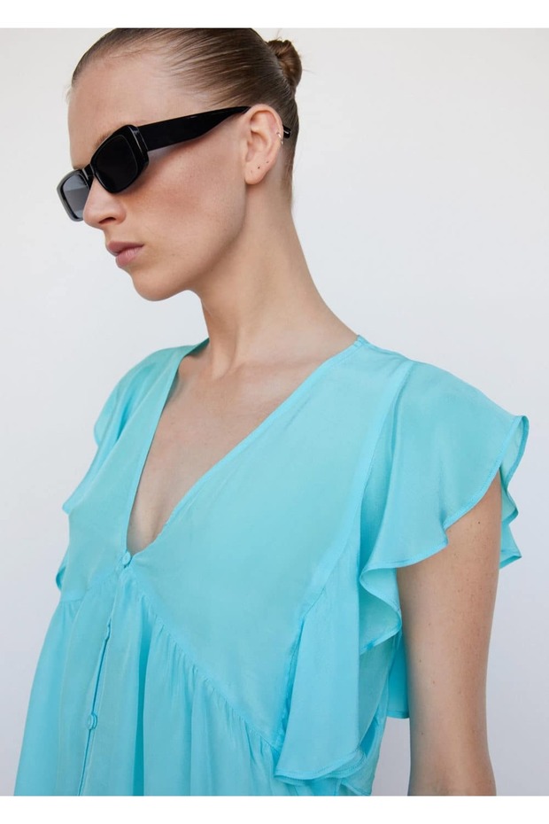 Fırfırlı bluz - 6