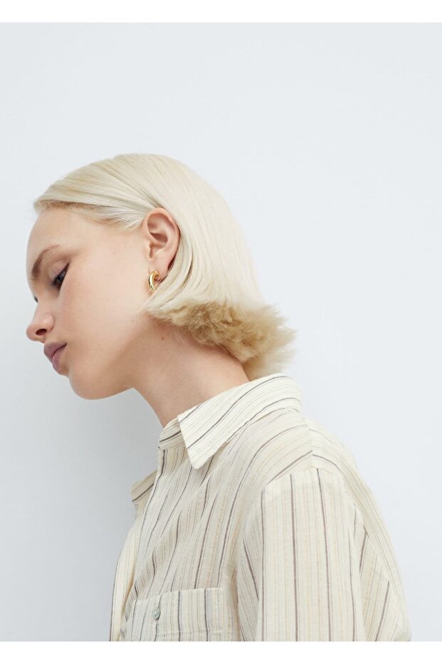 Cepli çizgili gömlek - 6