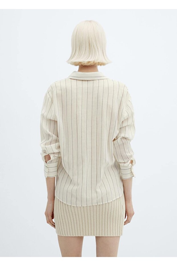 Cepli çizgili gömlek - 4