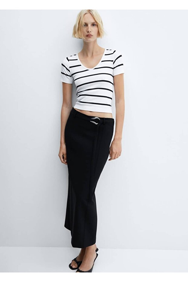 Ριγέ μπλουζάκι χωρίς ραφή - 6