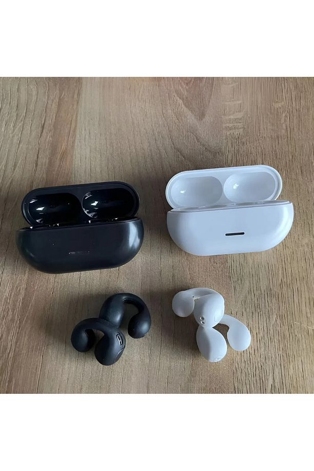 Bluetooth Küpe Kulaklık Bluetooth Kulaklık Japon Kablosuz Kemik Iletimli Kulaklık - 7