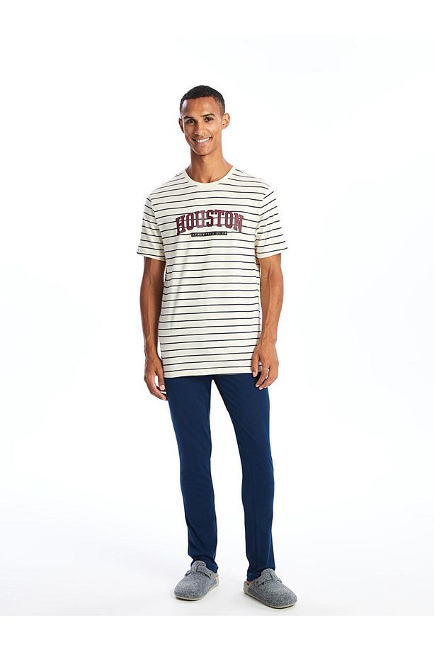 Standart Kalıp Erkek Pijama Takımı - 3