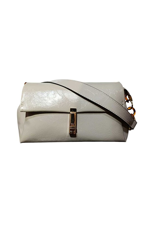 Very Stylish Model with Short and Long Straps, Very Eye-Catching Ecru