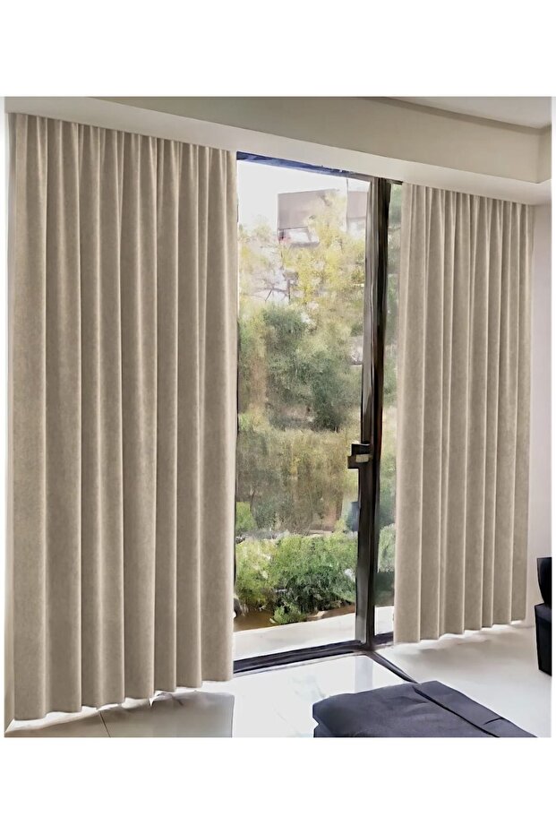 Bej Düz Ada Fon - 2