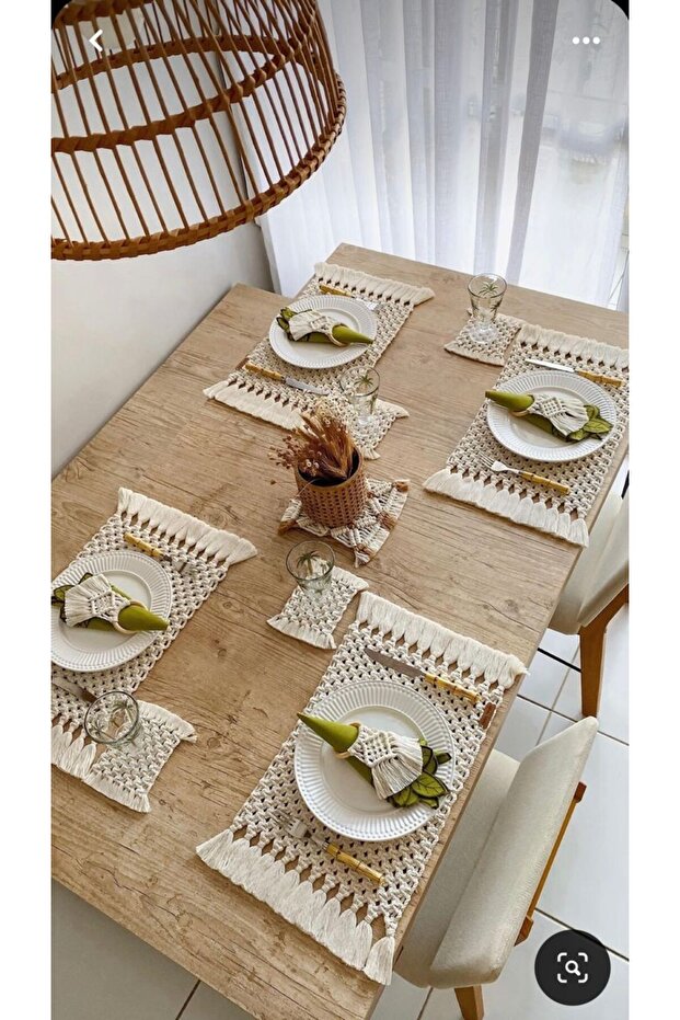 طقم أواني طعام مكرامية (12 قطعة) - 1