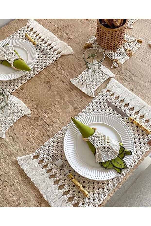 طقم أواني طعام مكرامية (12 قطعة) - 2