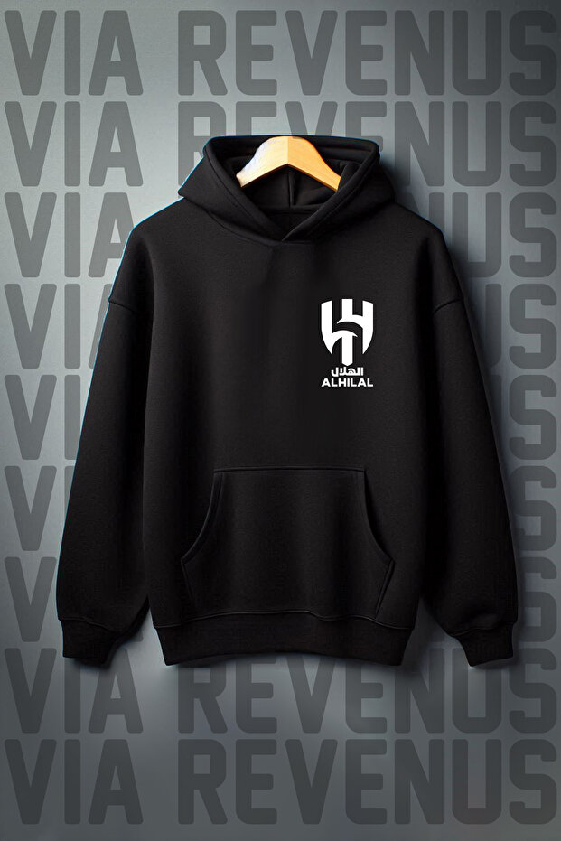 Al-Hilal Printed Hooded Sweatshirt