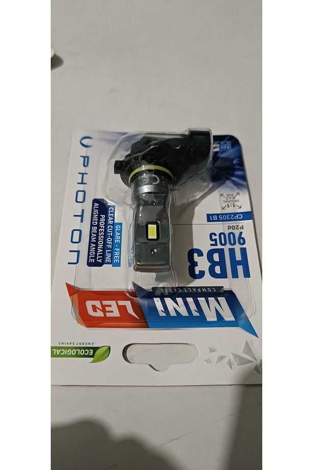 HB3-9005 Mini COMPACT  Led Oto Ampul Photon 2li Set 2ADET - 3