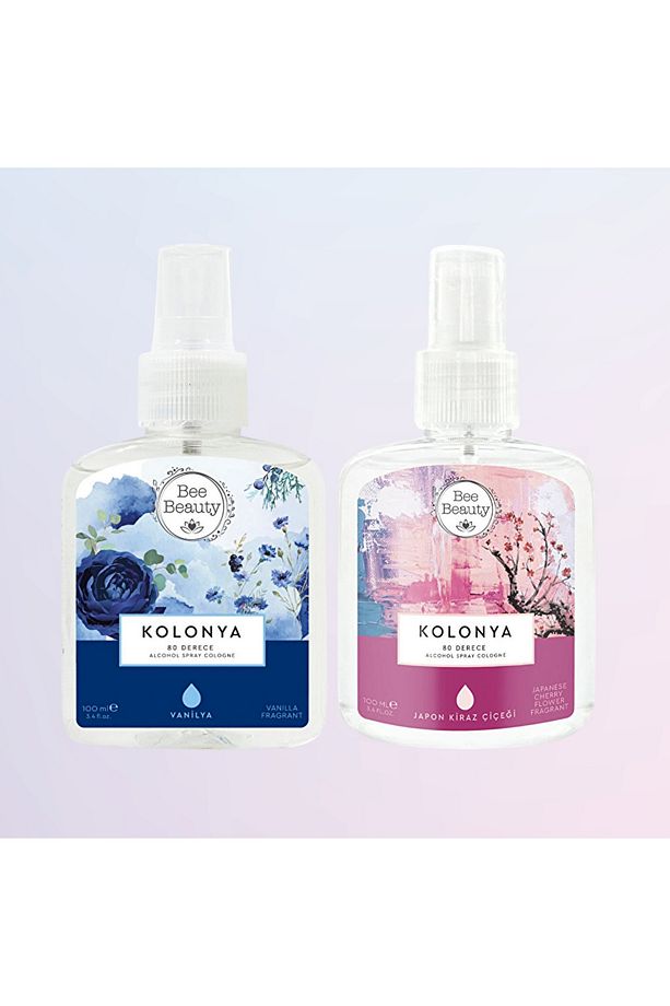 Vanilya Kolonya 100 ml - Japon Kiraz Çiçeği Kolonya 100 ml 2li Set - 1