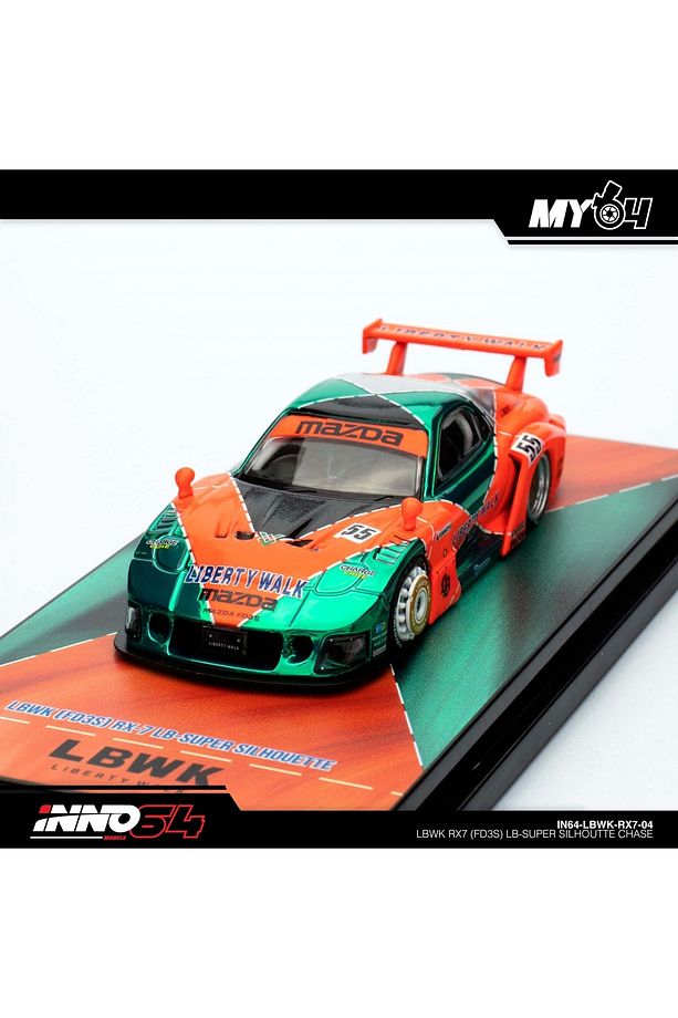1:64 INNO64 LBWK RX7 (FD3S) LB-Super CHASE - 2